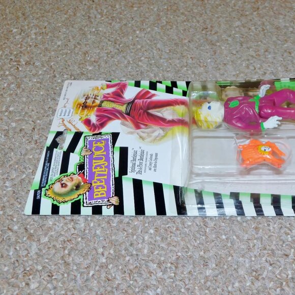 1989 Kenner Beetlejuice 5" Spinhead Beetlejuice Figure MOC Brand New Canadian - Picture 6 of 12